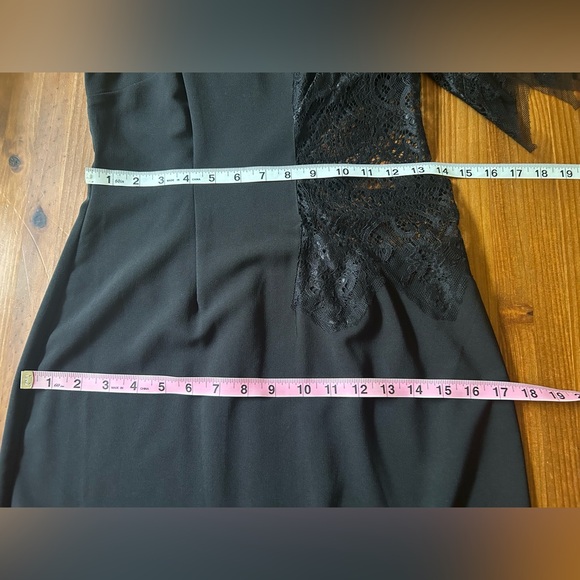 Anthropologie Hutch Asymmetrical Romantic Goth Lace Mix Slip Dress - Picture 9 of 15